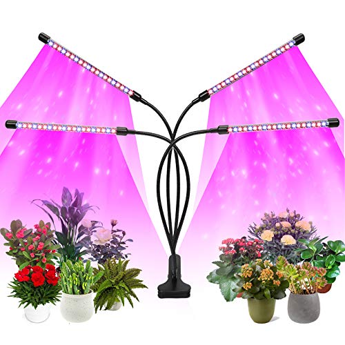 Felibeaco LED Plant Grow Lights for Indoor Plants Full Spectrum with Timer - style: Clip