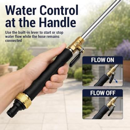 Quick Connect Washer Wand with 2 Nozzles