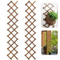 2Pcs 13x78 Expandable Wood Wall Trellis for Climbing Plants Outdoor/Indoor - style: 2 packs