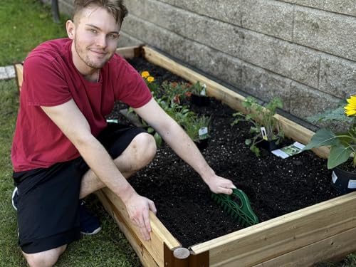 Row Seeder Tool for Seed and Seedling Spacing in Trays and Garden Rows Kit.