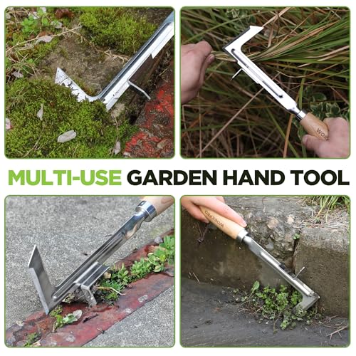 WORKPRO Crack Weeder, 12" Stainless Steel Crevice Weeding Tool