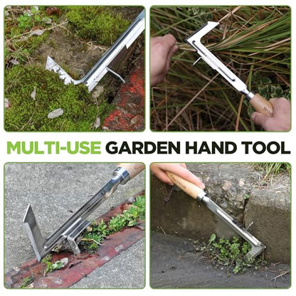 WORKPRO Crack Weeder, 12" Stainless Steel Crevice Weeding Tool