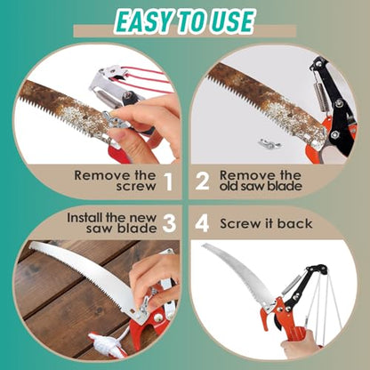12" Pole Pruner Blade Compatible with Corona TP 3841, TP 3811, TP 3714, Etc