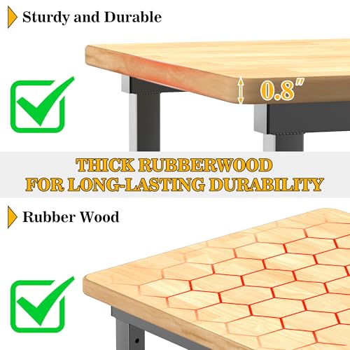 Ultrawall Workbench for Garage, 32"x18" Adjustable Height Work Table - size: 32 x 18 inch