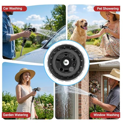 Lefree 200ft Heavy Duty Stainless Steel Garden Hose - color: Gray, size: 200FT
