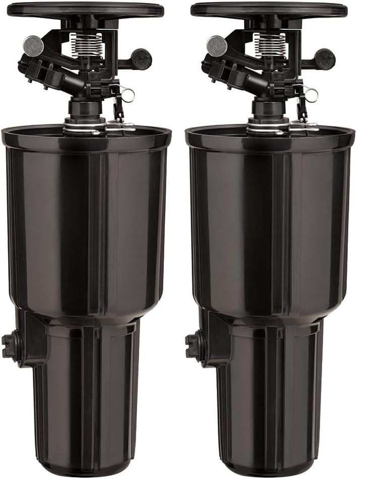 Orbit 55200 Pulse Pop-Up Impact Sprinkler Head, Black (Pack of 2) - size: Pack of 2