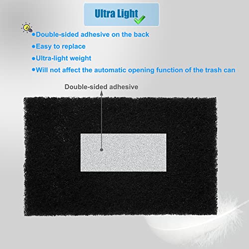 12 Pack Universal Stick-on Trash Can Odor Absorbing Filters Refills - style: Square