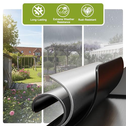 2 Pack Railing Planter Box 36 Inch, Heavy Duty Metal Window Boxes - size: 2 Packs