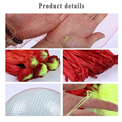 80 Pack Watermelon Nets, 20 Inches Reusable Cantaloupes Mesh Net Garden Cucumbers Growing Supporting Storage Net Bags for Vegetables, Honeydew