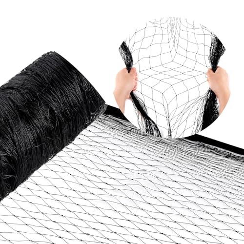 25x25ft Heavy Duty Bird Netting, 1'' Mesh for Garden Fruit Trees - size: 1‘’-25×25FT