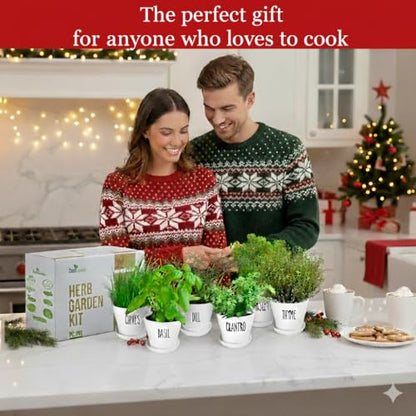 Herb Garden Starter Kit - 8 USA Culinary Herbs - color: 8 Herb