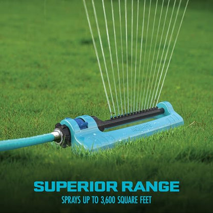 Aqua Joe Oscillating Sprinkler, 3600 Sq Ft, 3 Pack, SJI-OMS16