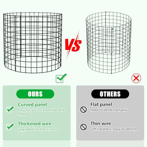 10 Pack Plant Protectors from Animals, 13x12 Plant Cages for Outdoor Plants - size: 10 PACK-13x12inch
