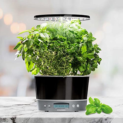 AeroGarden Harvest Elite 360, Platinum Stainless - color: Platinum