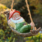 TERESA'S COLLECTIONS Green Garden Gnome Statues for Garden Decor - size: Medium