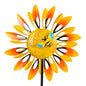 Stargarden Sunflower Wind Spinners, Large Metal Wind Sculptures - color: Large-sunflower