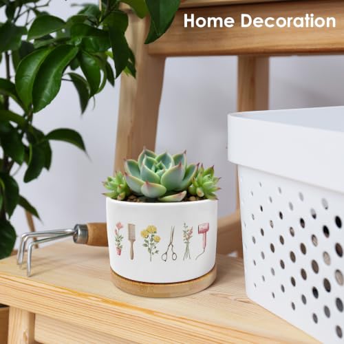 Hairdresser Gifts Plant Pots Succulent Planters - color: Style E