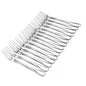 Crab Stainless Steel Forks, 5 Inches, 15Pcs - size: Silver