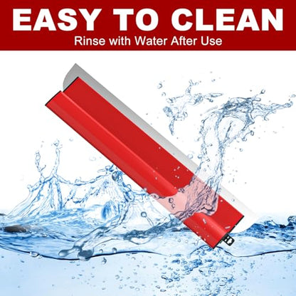 32 Inch Drywall Skimming Blade, Replaceable 0.38mm Stainless Steel Blade, Drywall Trowel for Gyprock, Drywall and Wall-Boardrd, Ergonomically Designed Grip - size: 32 Inch