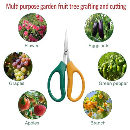 Garden Scissors Stainless Steel Garden Bonsai Pruning Shears (Classic) - style: Classic