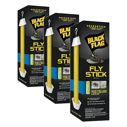 Black Flag Fly Stick, (Pack of 6) - size: 6 Pack