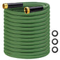 Garden Hose 50 ft Flexible Non-Expandable Water Hose Kink-Free Ultra Lightweight Leak-Proof Durable Portable Wear-Resistant Hoses Pipe with 3/4" Brass Fittings for Outdoor Yard Lawn Car Wash - size: 50FT