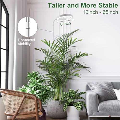 wolezek Grow Lights for Indoor Plants Full Spectrum, 80 LEDs Grow Light - color: White - 2 Pack