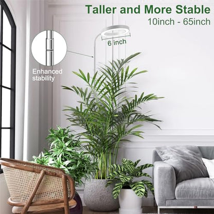 wolezek Grow Lights for Indoor Plants Full Spectrum, 80 LEDs Grow Light - color: White 1 pack