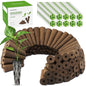 Ahopegarden 120 Pcs Seed Pod Kit for Aerogarden, Highly Breathable Hydroponics Replacement Pods Compatible with Most Indoor Hydroponic Systems,120 Grow Sponges & 120 Pod Labels - style: 120Pcs Hydroponic Pod kits