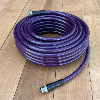 Water Right Polyurethane Garden Hose, 75 Ft, Non-toxic, 1/2” ID, Eggplant - color: Eggplant, size: 75-Foot, style: Brass Fittings