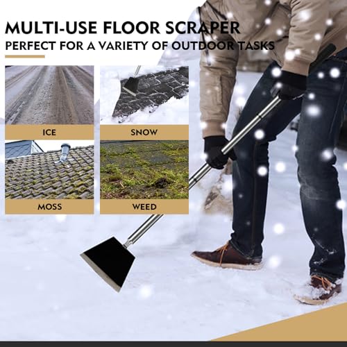 Garden Shovel, Floor Cleaning Scraper Tool, Snow Shovel Ice Scraper