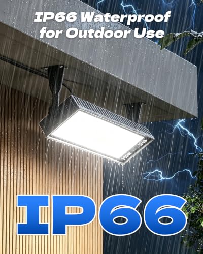 4 Pack LED Shop Lights, 100W 14000LM 6000K Plug in Garage Light Waterproof - size: 4 Piece