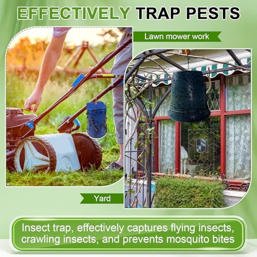 1 Pack Sticky Coating Insect Trap with Brush, Insect Barrier (8 oz) - size: 8 oz