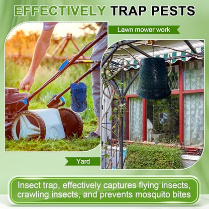 1 Pack Sticky Coating Insect Trap with Brush, Insect Barrier (8 oz) - size: 8 oz