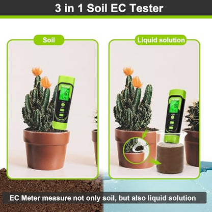Digital Soil pH Moisture Tester,Plant pH Meter and Moisture Tester Combo