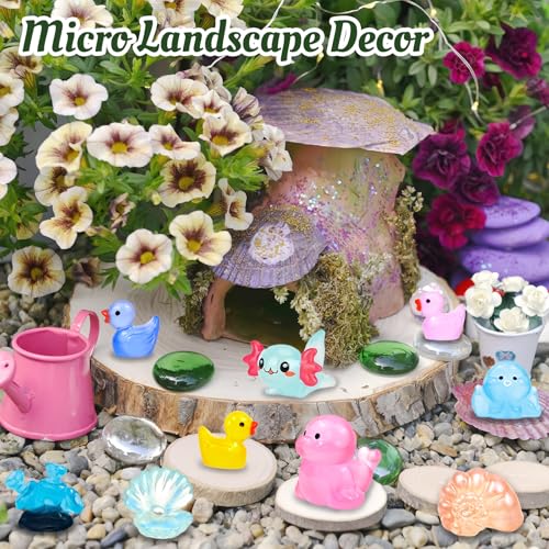 120 Pcs Luminous Mini Ocean Resin Animals Tiny Sea Figures Glow in the Dark