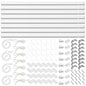 Barrina T5 Grow Light, 5000K White Full Spectrum LED Grow Light 2ft, 8 Pack - color: White, size: 2ft-white Cover