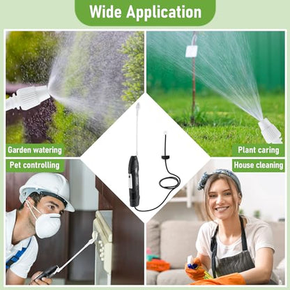 Qualirey Battery Powered Sprayer Wand, 38mm Cap for 1 Gallon Jugs