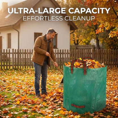 RAINFLOW 42 Gallon Reusable Yard Waste Bags for Lawn & Garden 1PC