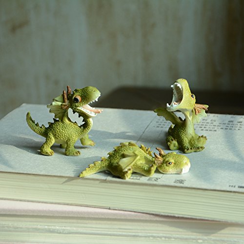 Top Collection Miniature Fairy Garden and Terrarium Statue, Sleepy Mini Dragon - color: Sleepy Mini Dragon