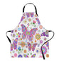 Britimes Butterfly Apron Floral Colorful Butterflies Flowers Aprons Kitchen Cooking Gardening for Women With Pockets - color: Cute Aprons 2