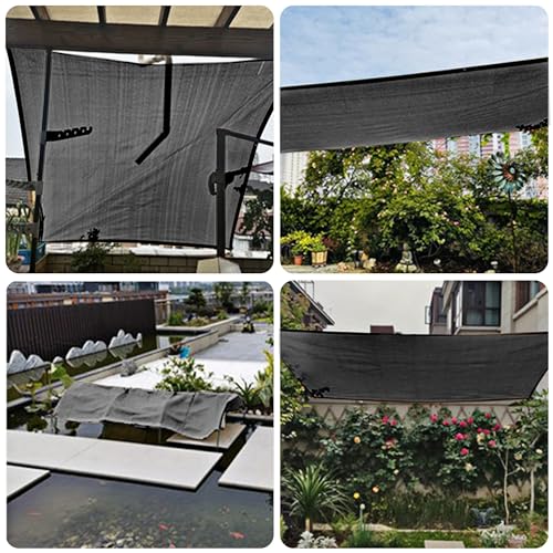 winemana 40% Black Shade Cloth 3.3 x 6.6 FT Durable Mesh Tarp with Grommets - size: 40%-3.3 FT x 6.6 FT