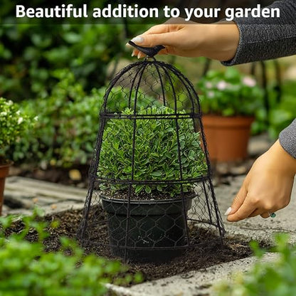 Garden Cloches for Plants, Large Plant Protectors from Animals, Pack 10 - size: Pack of 10