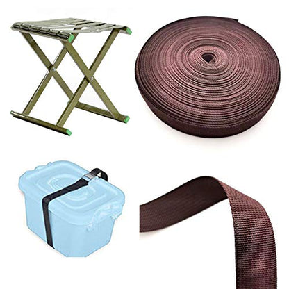1 Roll 65.6 Feet Tree Tie for Plant Support Garden Strap 1 Inch Width Staking and Guying Material 1,800 Lbs Strength (Coffee) - color: Coffee