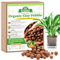 4LB Organic Leca Clay Pebbles for Plants, 4-16mm Natural Leca Balls - size: 4LB