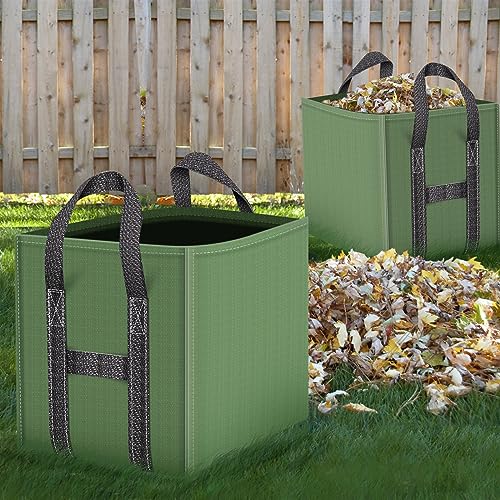 Yard Waste Bags, Reusable Foldable Garden Leaf Bag Lawn Bags