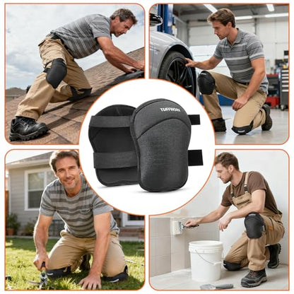 Anti-Slip Knee Pads for Gardening with Dual Adjustable Straps