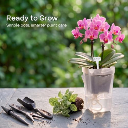 16 Pack Upgrade 2" Small Self Watering Pots for Indoor Plants - size: 2'' Upgrade