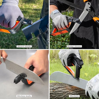 SHARPAL 103N All-in-1 Knife Garden Tool Lawn Mower Blade Sharpener (Pack of 2) - size: 2-Pack