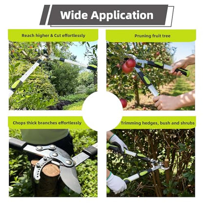 YRTSH Loppers for Tree Trimming Heavy Duty, Extendable 21-26" Branch Cutter - style: Loppers Effortless Pruning